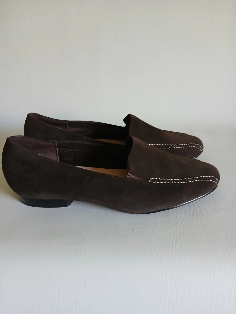 cloudwalkers Women’s Suede Loafers in Dark Brown Sz8.5W